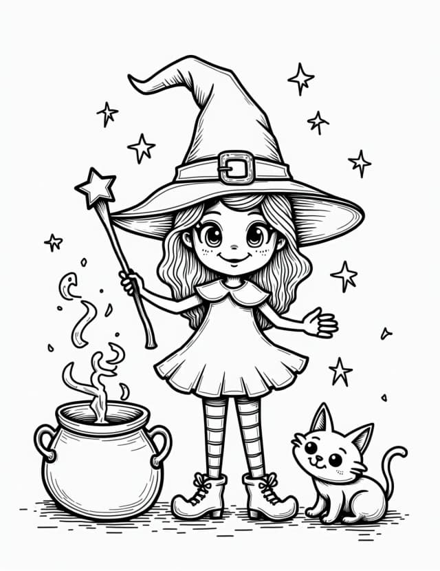 Little Witch's First Spell