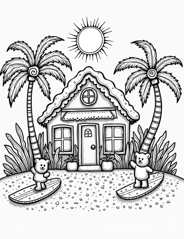 Gingerbread Beach Bungalow