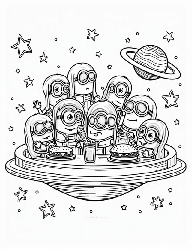 Minions' Intergalactic Space Diner