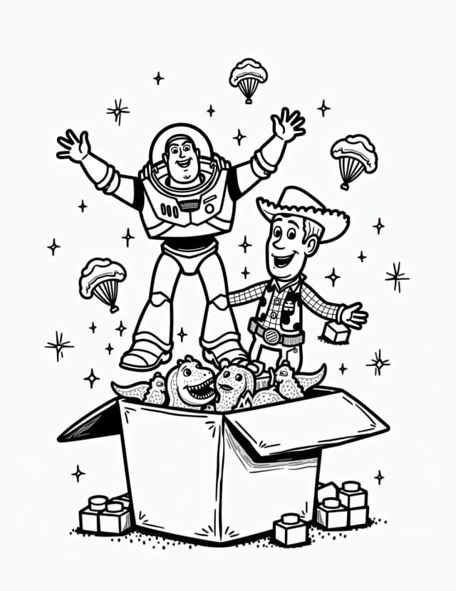 Toy story coloring pages