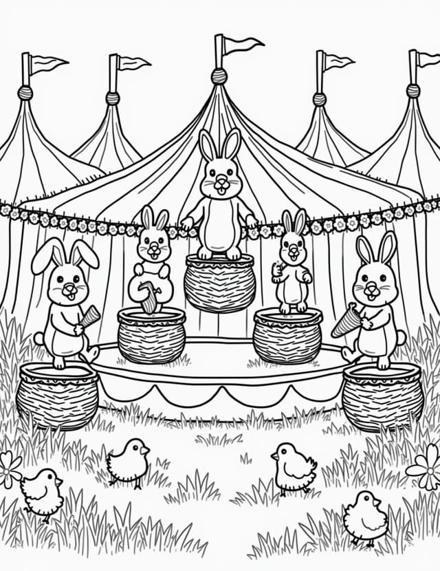 Easter Bunny's Egg-cellent Circus