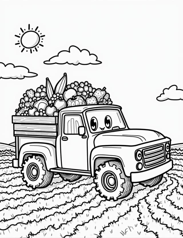 Farm Truck Harvest