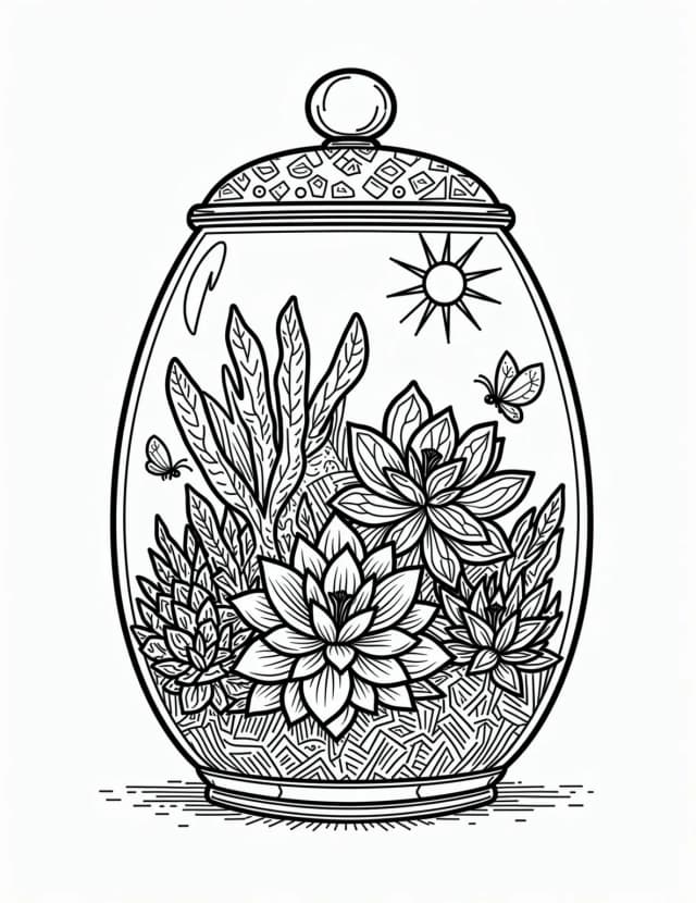 Succulent Garden Terrarium