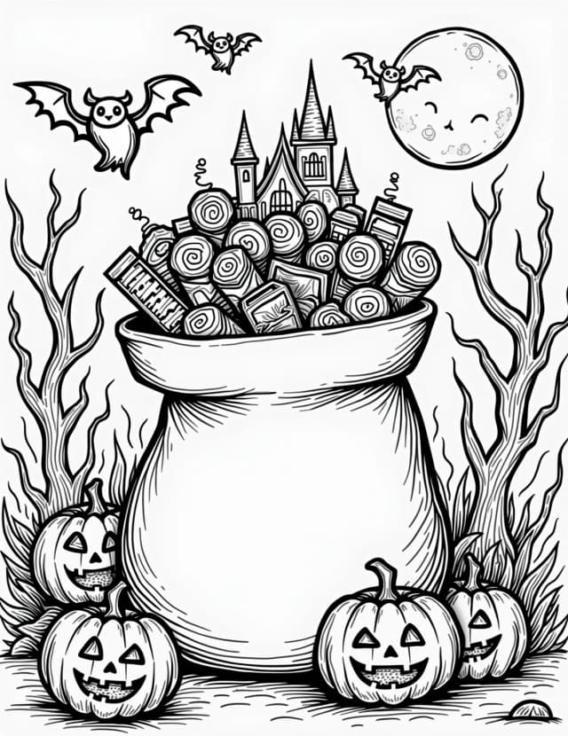 Halloween Trick-or-Treat Bag of Goodies