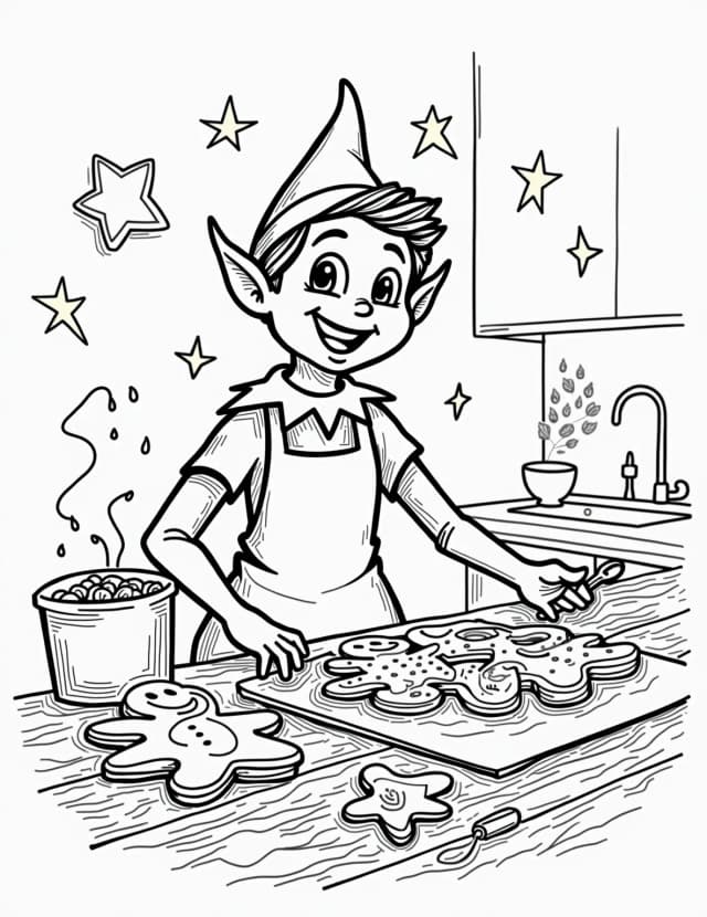 Elf's Cookie Baking Bonanza