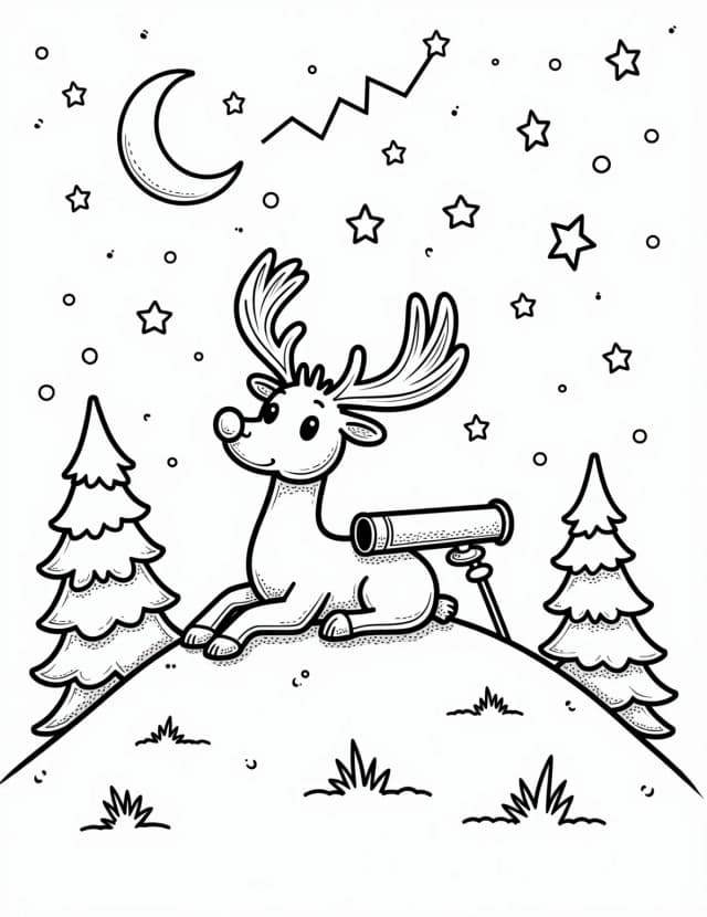 Rudolph's Stargazing Adventure