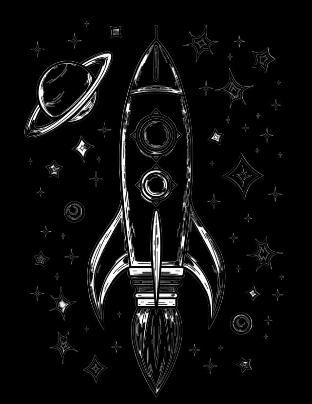 a rocket ship 