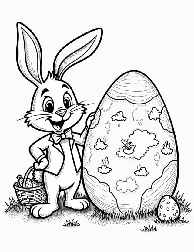 Bunny's Easter Egg Weather Forecast