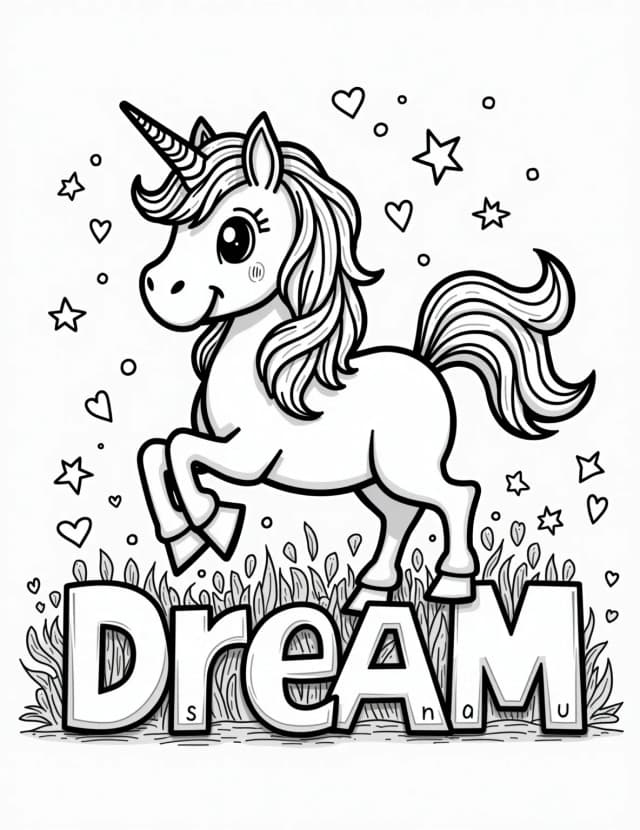 Unicorn's Alphabet Learning Adventure