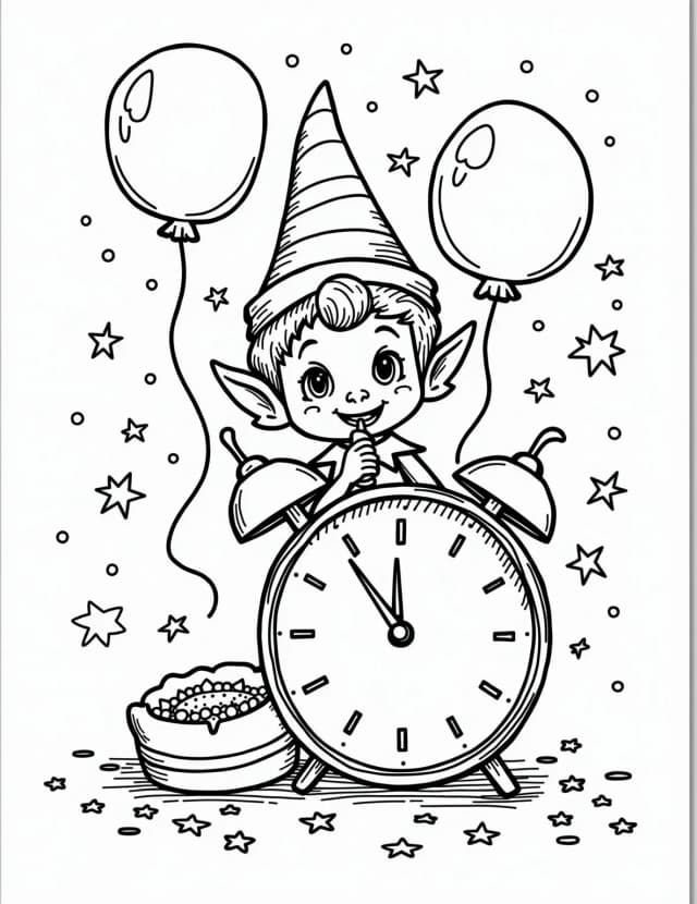 Elf's New Year's Eve Celebration