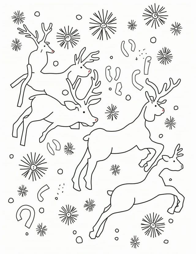 Christmas Light Stained Glass Window Coloring Page