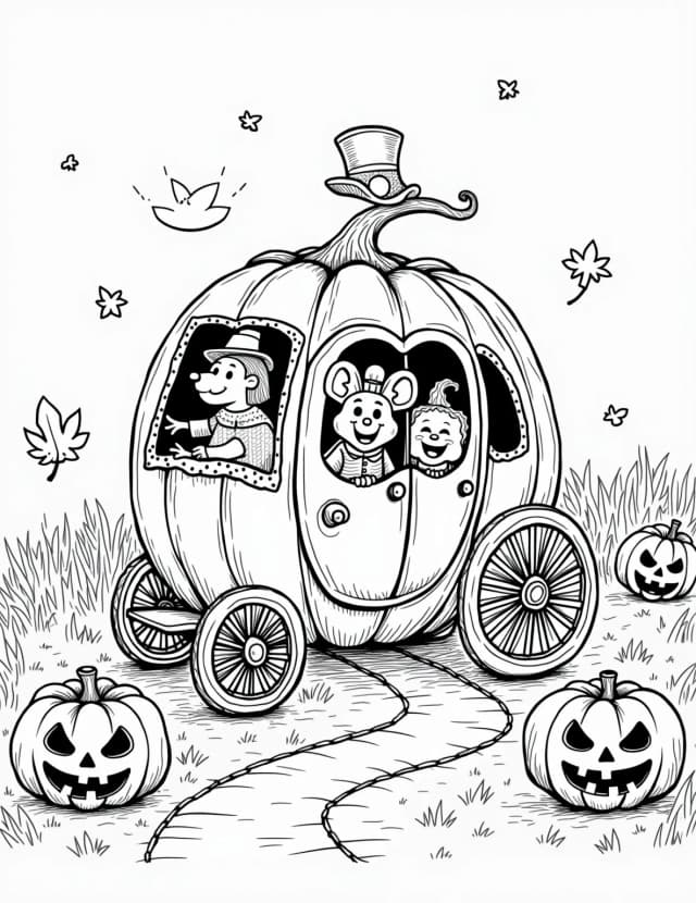 Enchanted Pumpkin Carriage