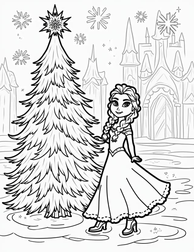 Elsa's Ice Palace Christmas