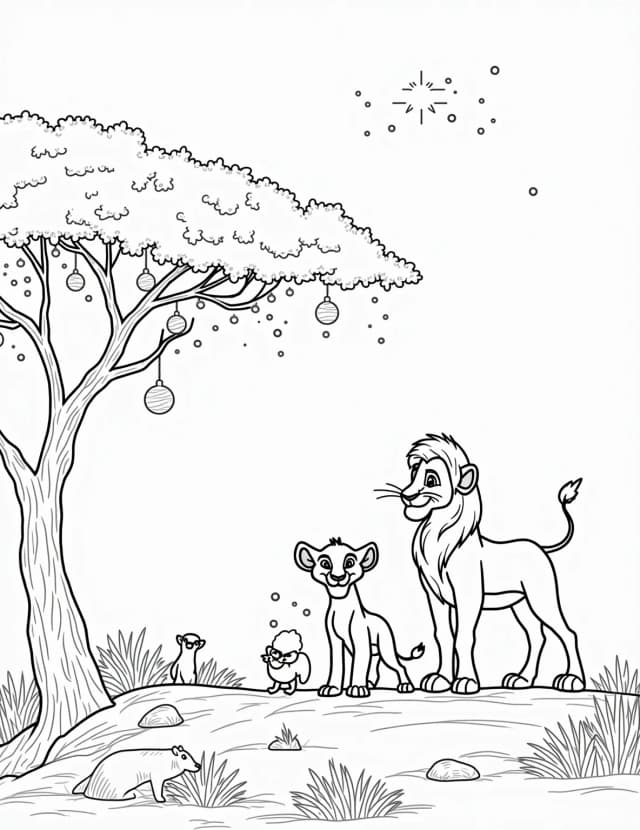 Simba's Pride Rock Christmas