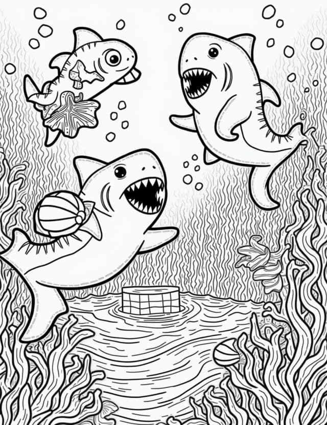 Shark's Underwater Sports Day