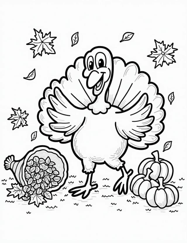 Thanksgiving coloring pages