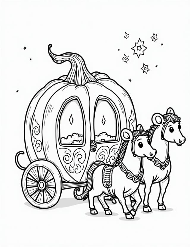 Enchanted Pumpkin Carriage
