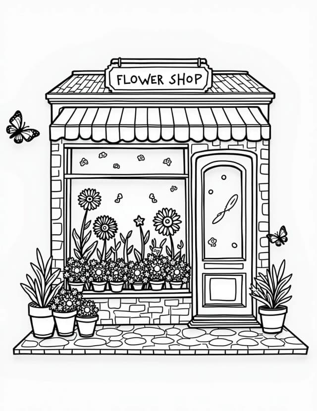 Flower Shop Window