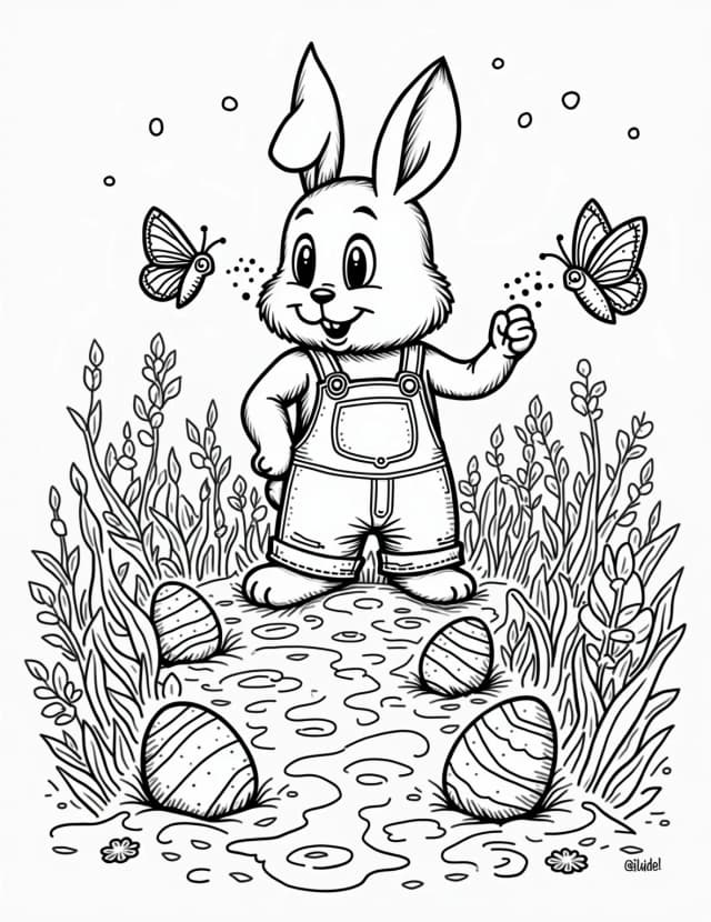 Easter Bunny's Veggie Garden