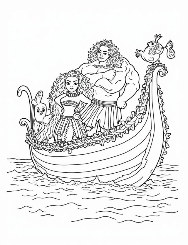 Moana's Tropical Christmas Voyage