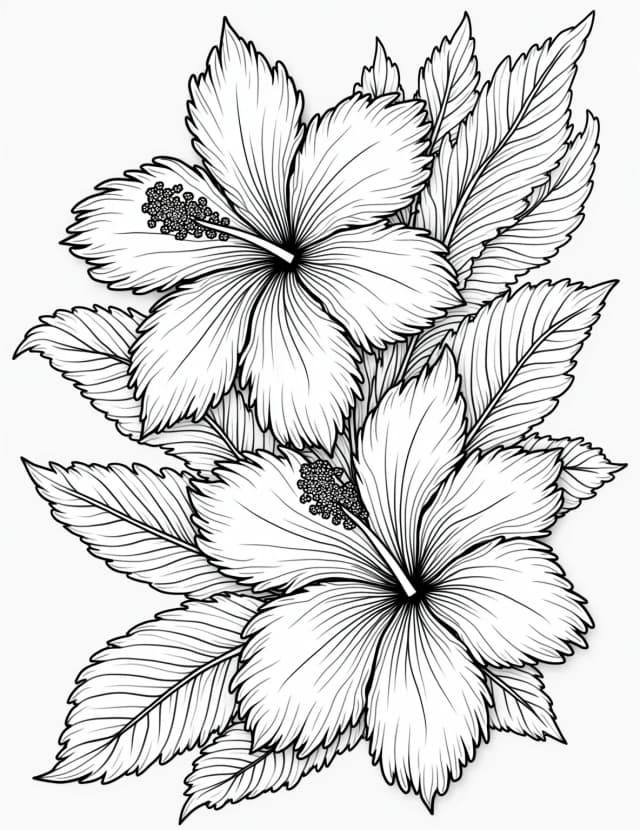 Tropical Hibiscus Paradise