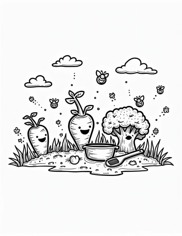 Food coloring pages