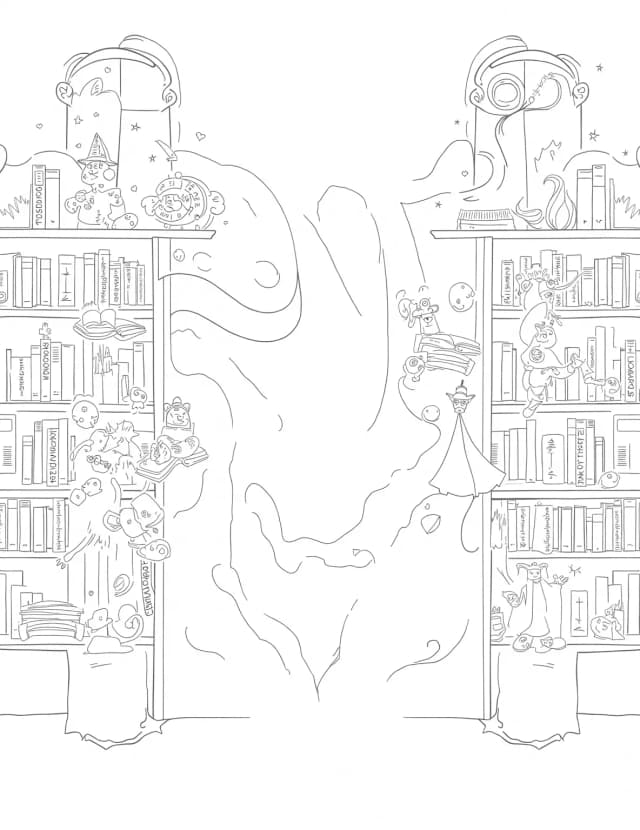 Haunted Bookshop After Dark