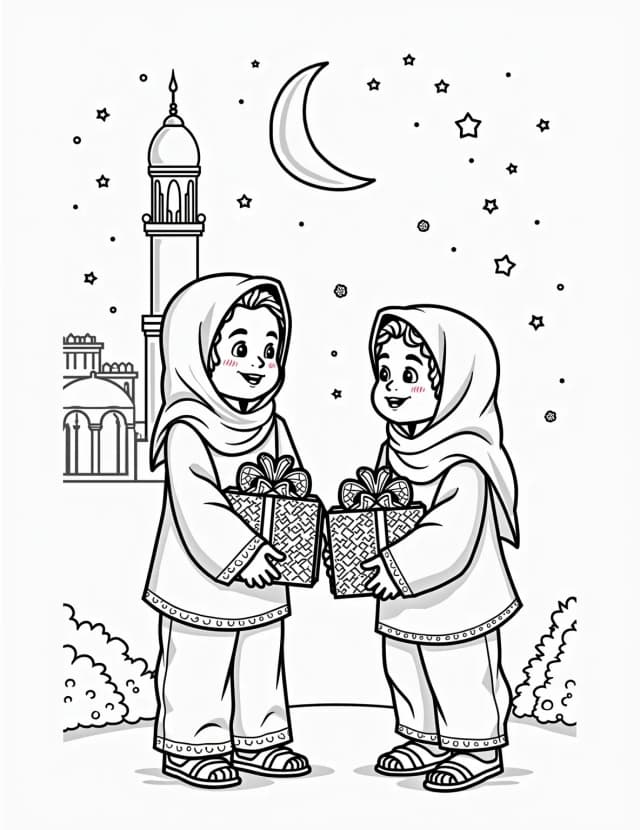 Eid Mubarak Gift Exchange
