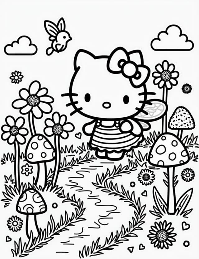 Hello Kitty's Magical Fairy Garden