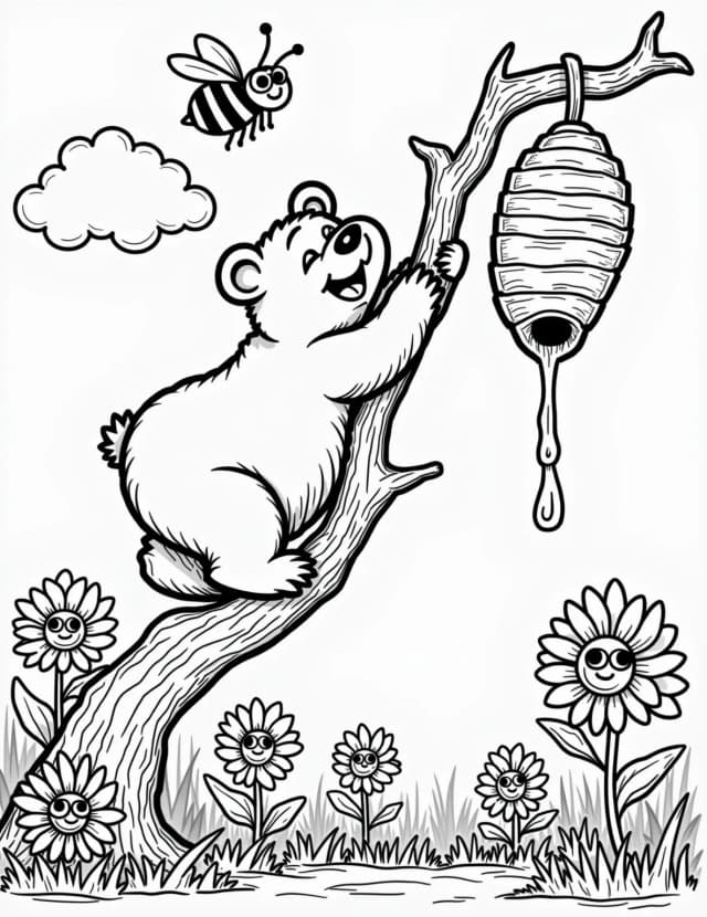 Bear's Honey Harvest