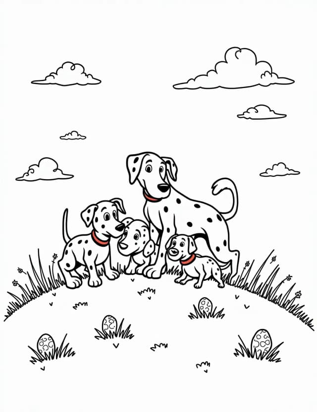 101 Dalmatians Easter Egg Roll