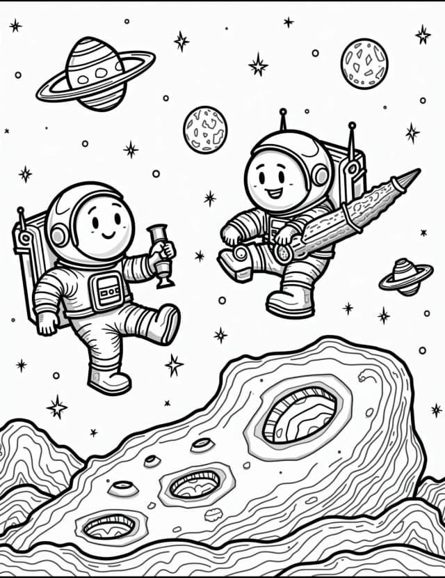 Asteroid Mining Operation