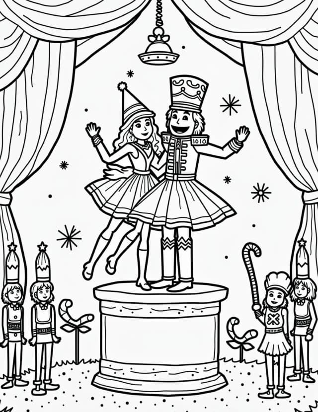 Elf's Nutcracker Ballet Performance
