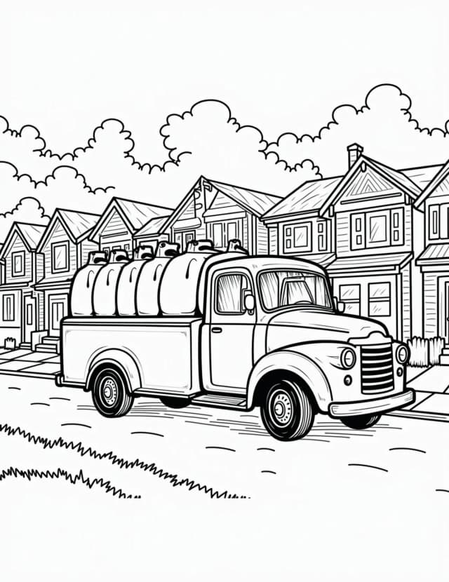 Vintage Milk Truck
