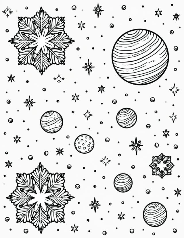 Cosmic Snowflake Galaxy