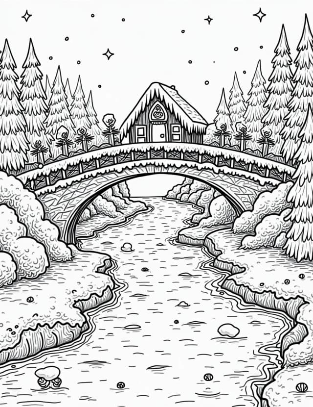 Gingerbread Covered Bridge