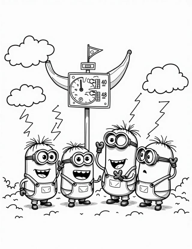 Minions' Wacky Weather Station