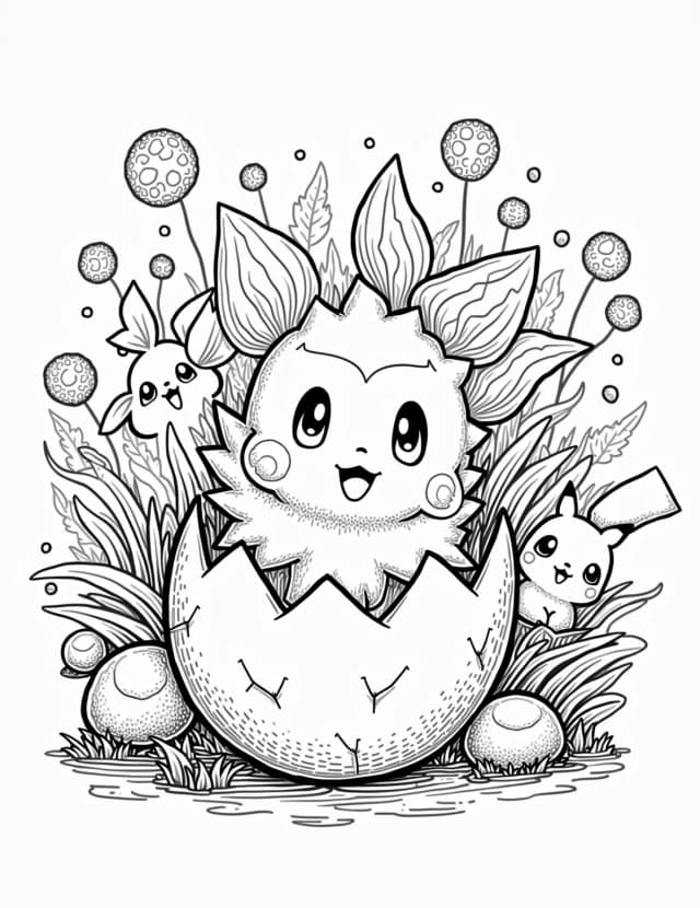 Pokemon coloring pages