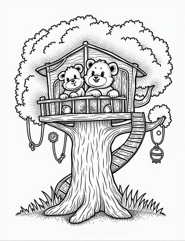 Teddy Bear's Treehouse Adventure
