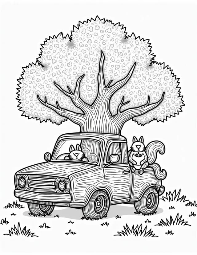 Eco-Friendly Tree Car
