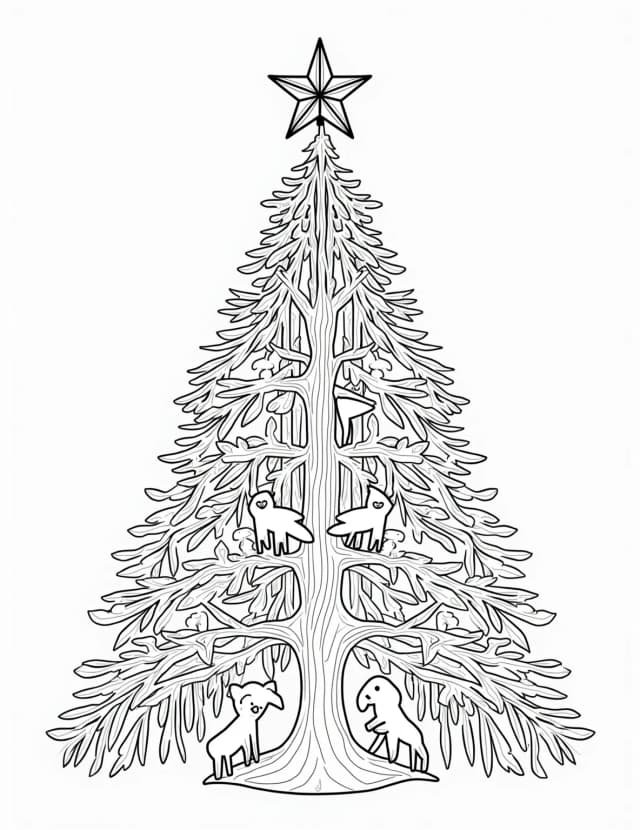 Origami Christmas Tree
