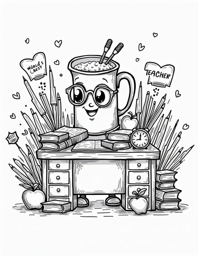 Teacher Appreciation Gift Desk