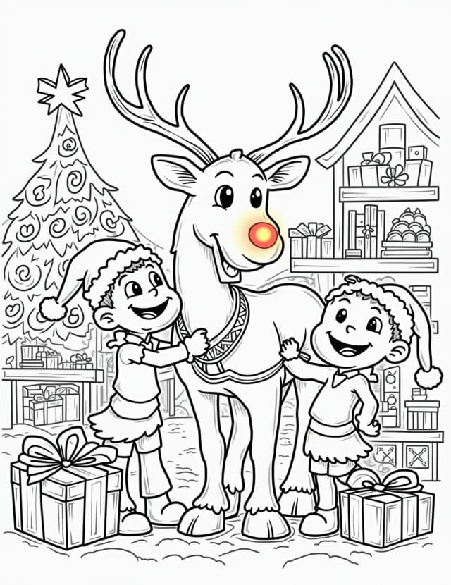 Rudolph's Christmas Eve Preparations