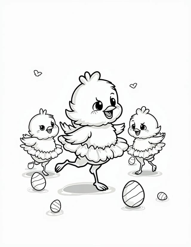 Easter Chick's Ballet Recital