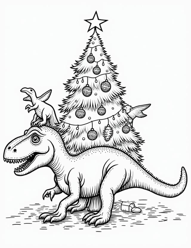 Prehistoric Christmas Tree