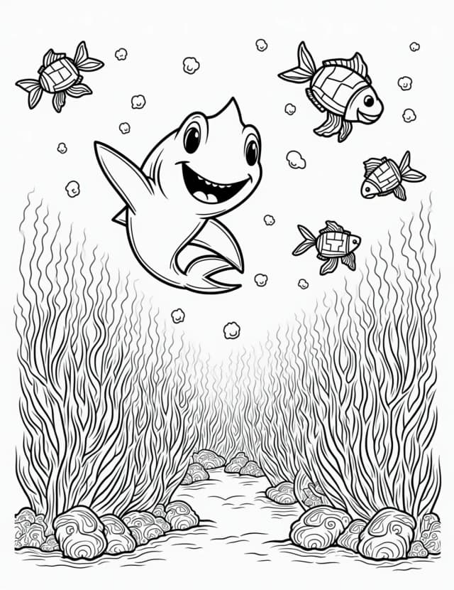 Shark's Coral Reef Home