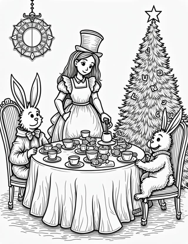 Alice's Wonderland Christmas Tea Party