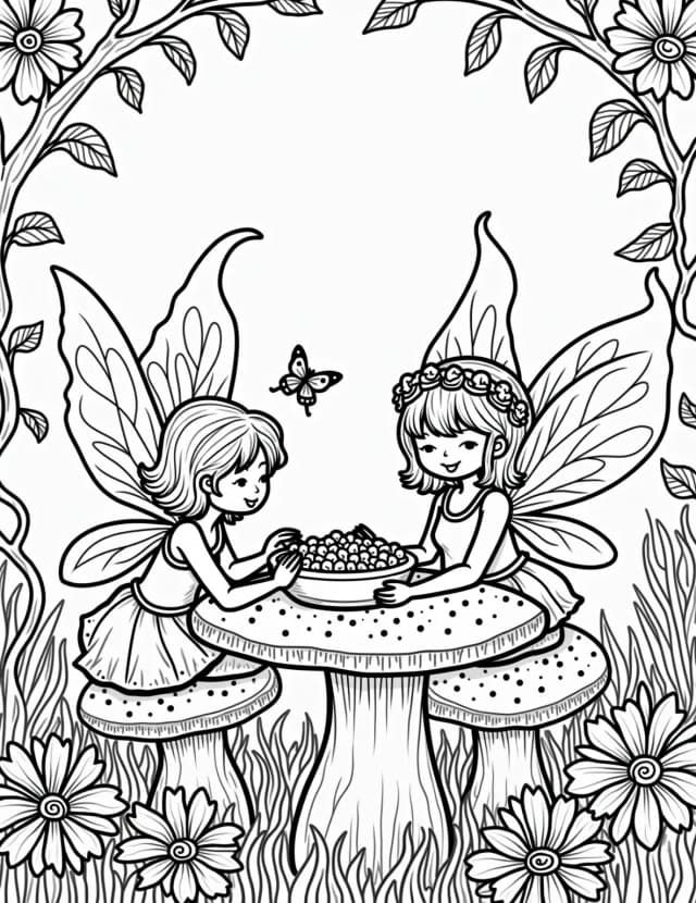 Flower Fairy Tea Party