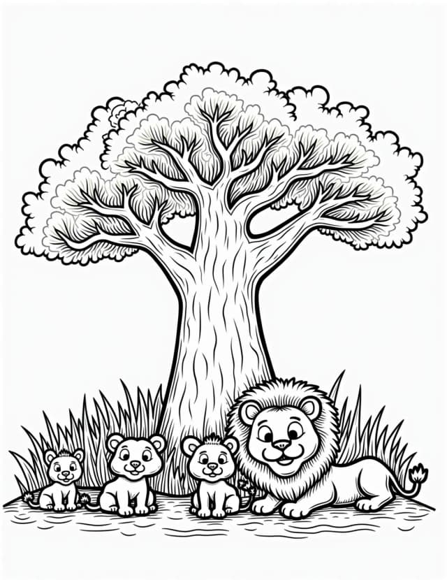 Lion Family Tree